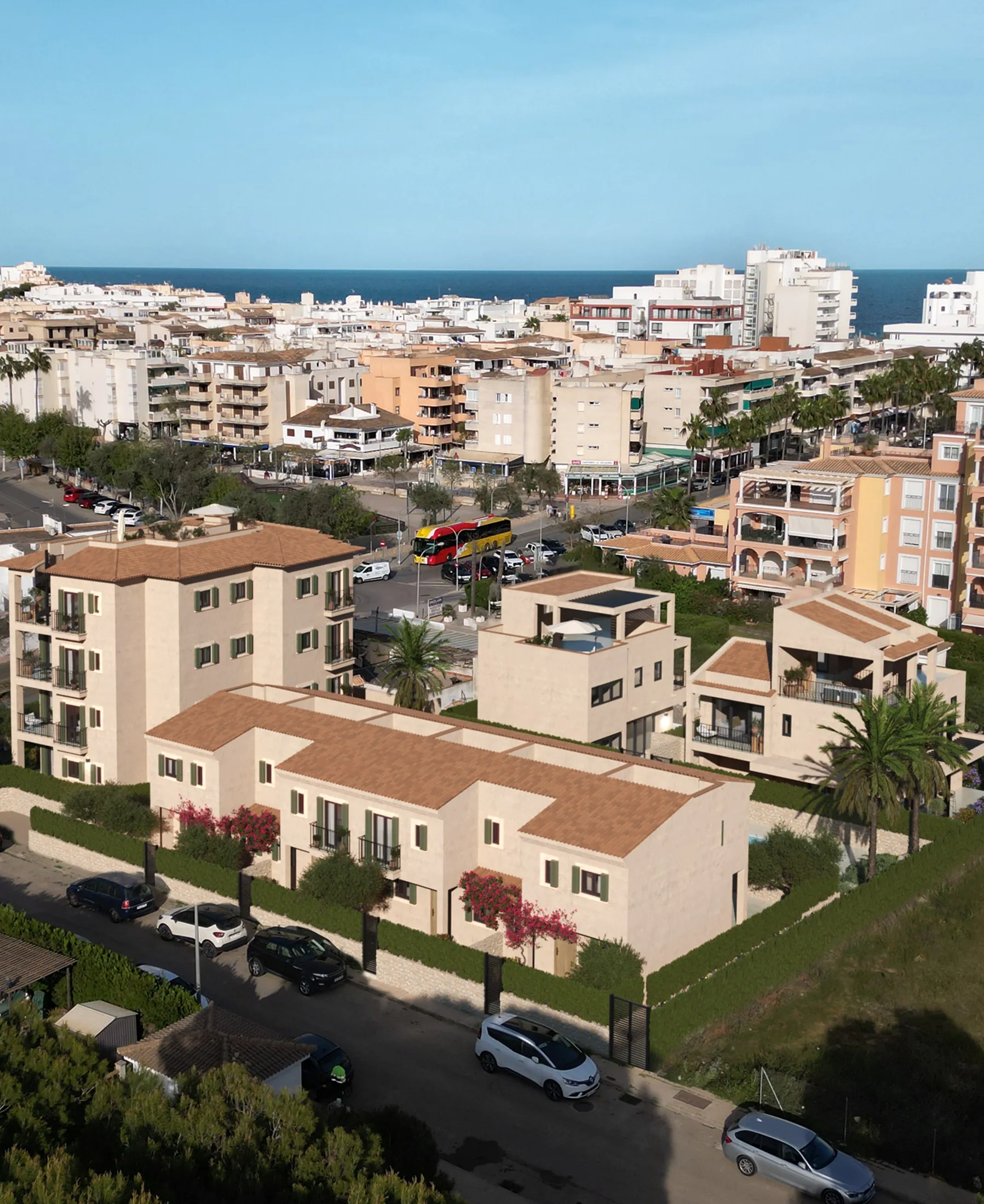 Proyecto inmobiliario Sol Naixent ubicado en Mallorca, España.